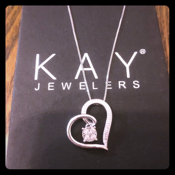 Kay Jewelers Jewelry - Sterling diamond necklace